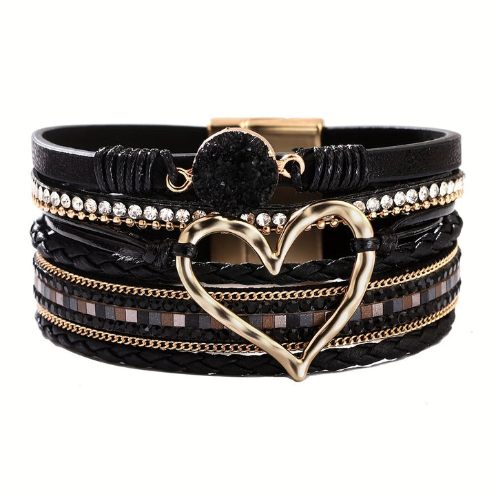 Bracciale Boho Multifilo in Pelle