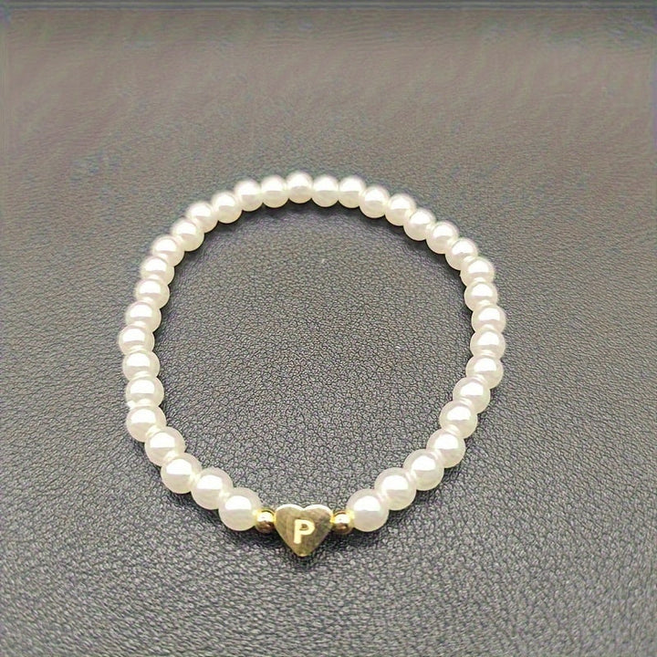 Bracciale Chic con Iniziale a Cuore (A–Z)