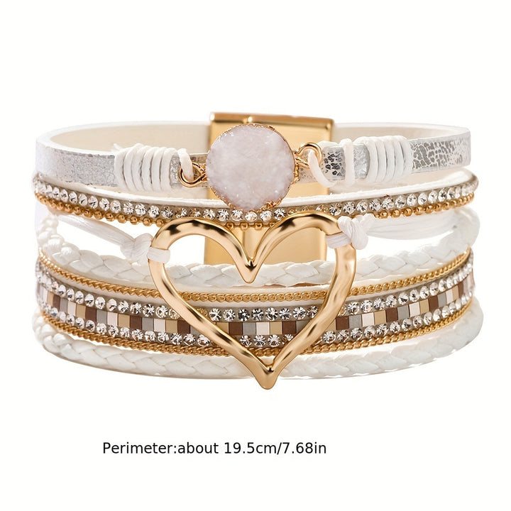 Bracciale Boho Multifilo in Pelle
