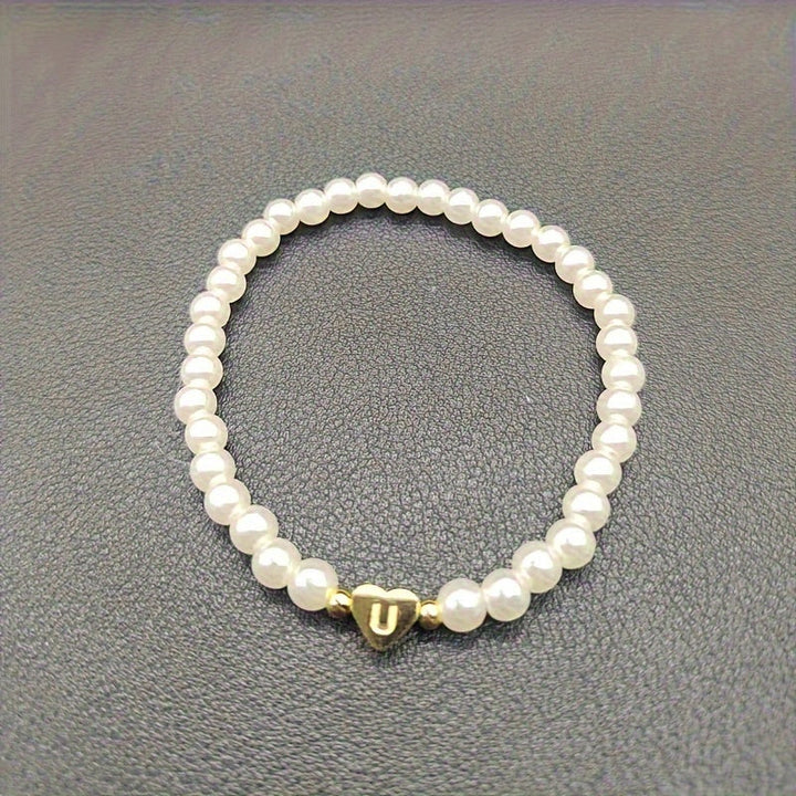 Bracciale Chic con Iniziale a Cuore (A–Z)