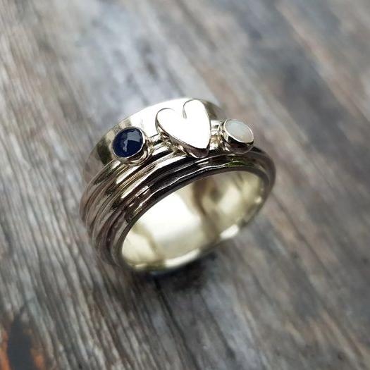Anello Cuore d'Argento™ – Luci Romantiche