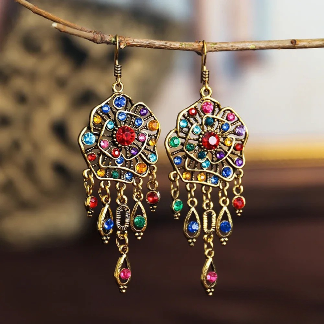 Orecchini Mandala Vintage Multicolore
