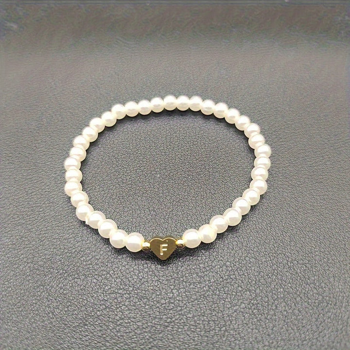 Bracciale Chic con Iniziale a Cuore (A–Z)