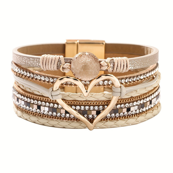 Bracciale Boho Multifilo in Pelle
