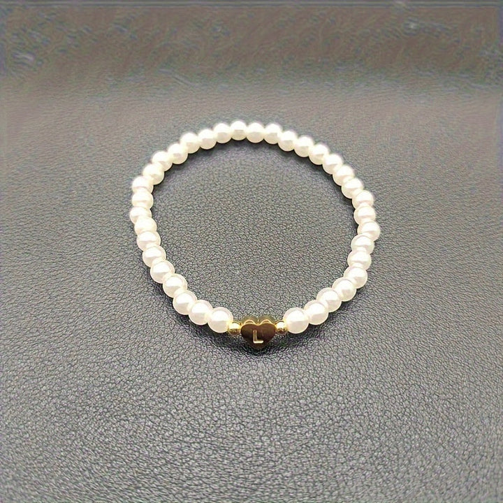 Bracciale Chic con Iniziale a Cuore (A–Z)