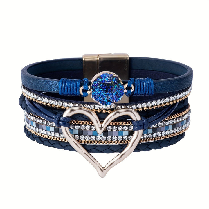 Bracciale Boho Multifilo in Pelle