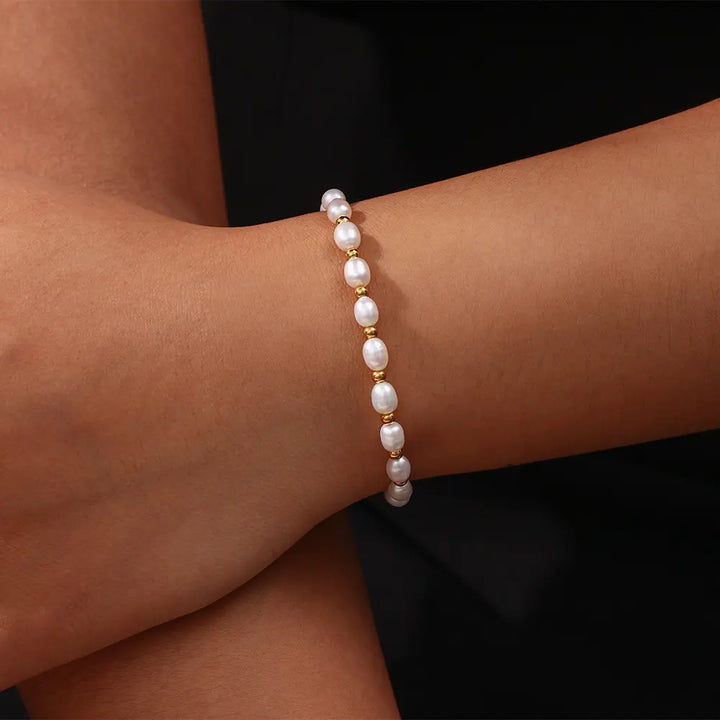 Bracciale Elegante Romantico con Perle