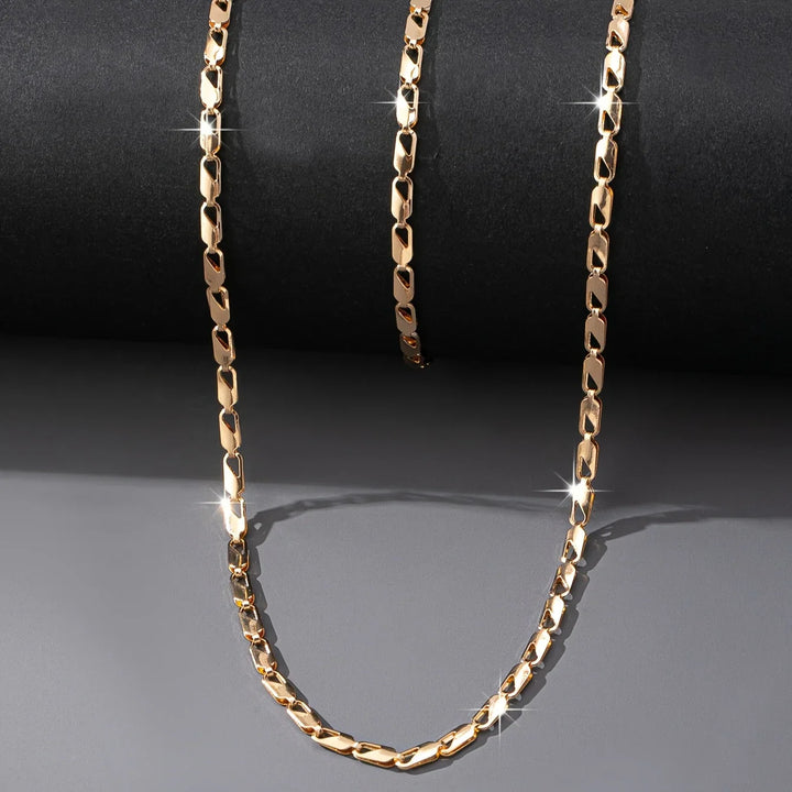 Set Collana e Bracciale in Oro 18K Elegante