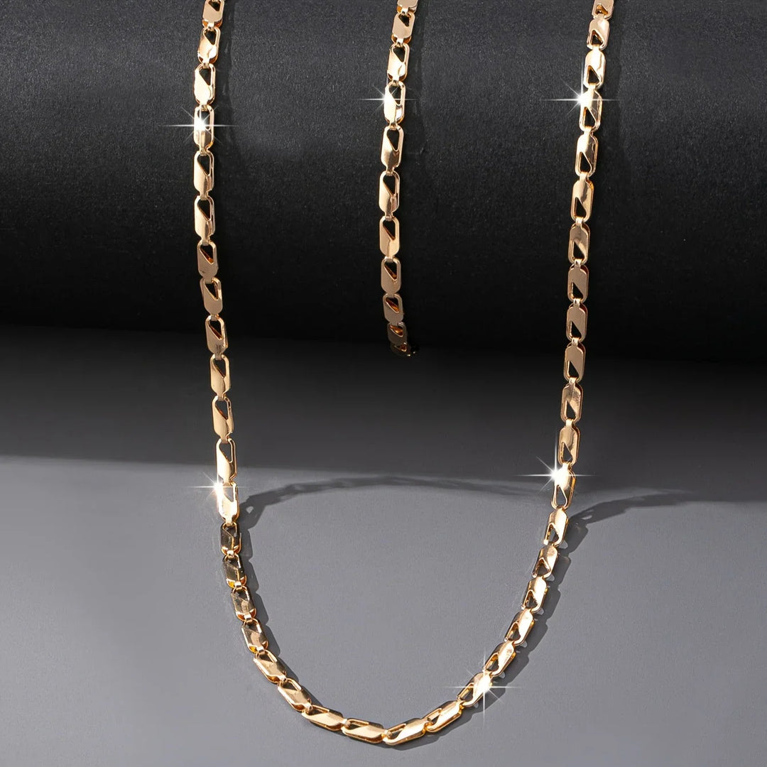 Set Collana e Bracciale in Oro 18K Elegante