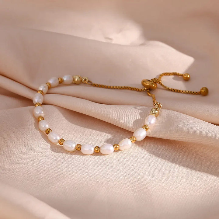 Bracciale Elegante Romantico con Perle