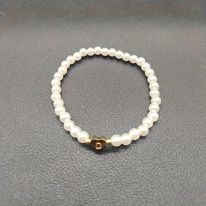 Bracciale Chic con Iniziale a Cuore (A–Z)