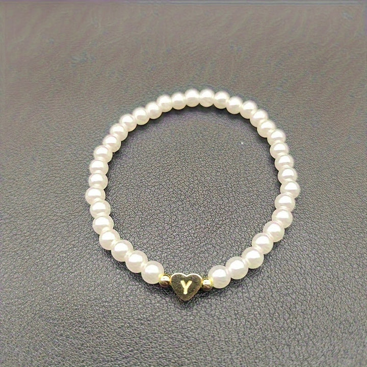 Bracciale Chic con Iniziale a Cuore (A–Z)