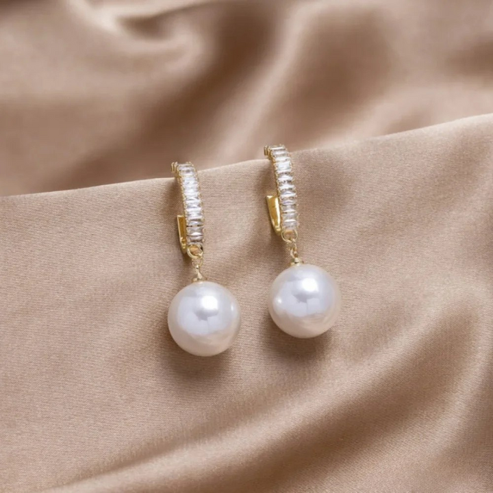 Orecchini Chic con Perla e Zircone