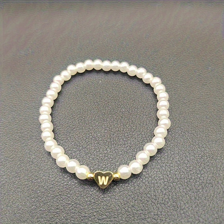Bracciale Chic con Iniziale a Cuore (A–Z)