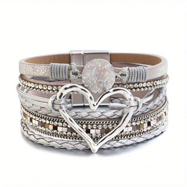 Bracciale Boho Multifilo in Pelle