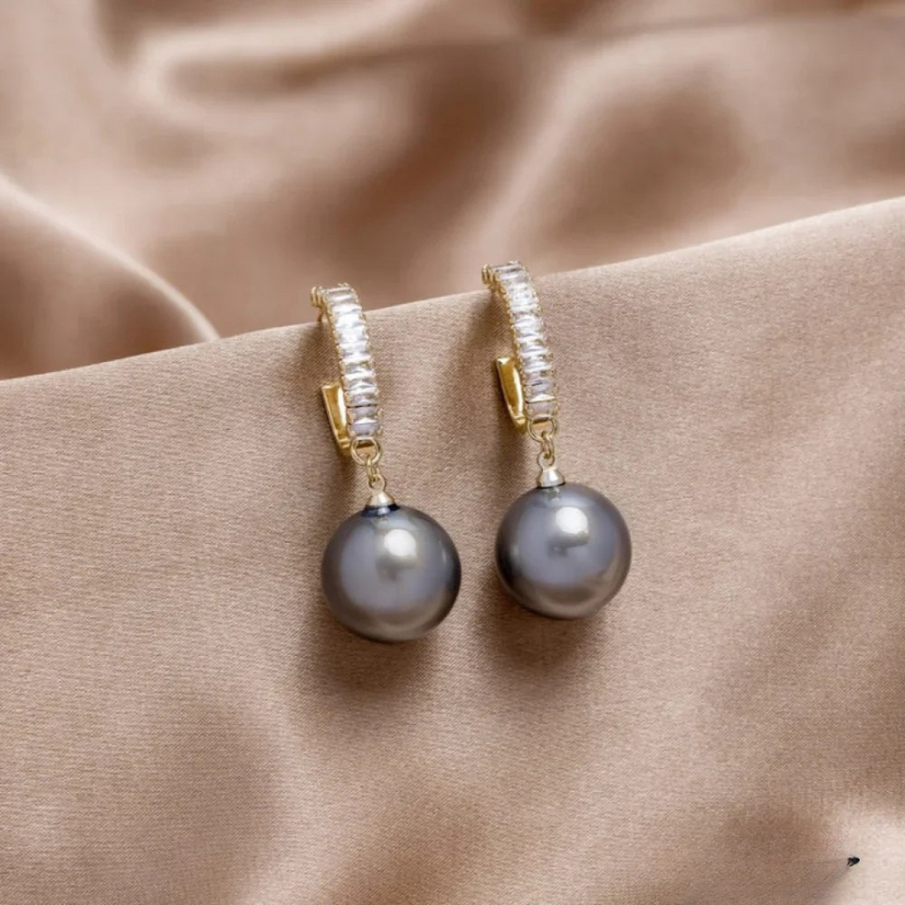 Orecchini Chic con Perla e Zircone