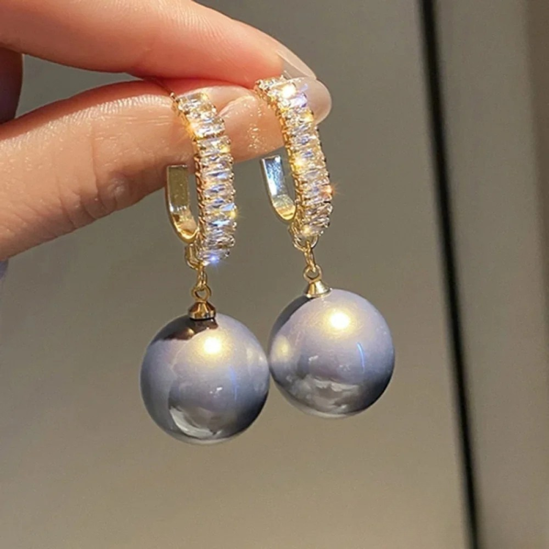 Orecchini Chic con Perla e Zircone