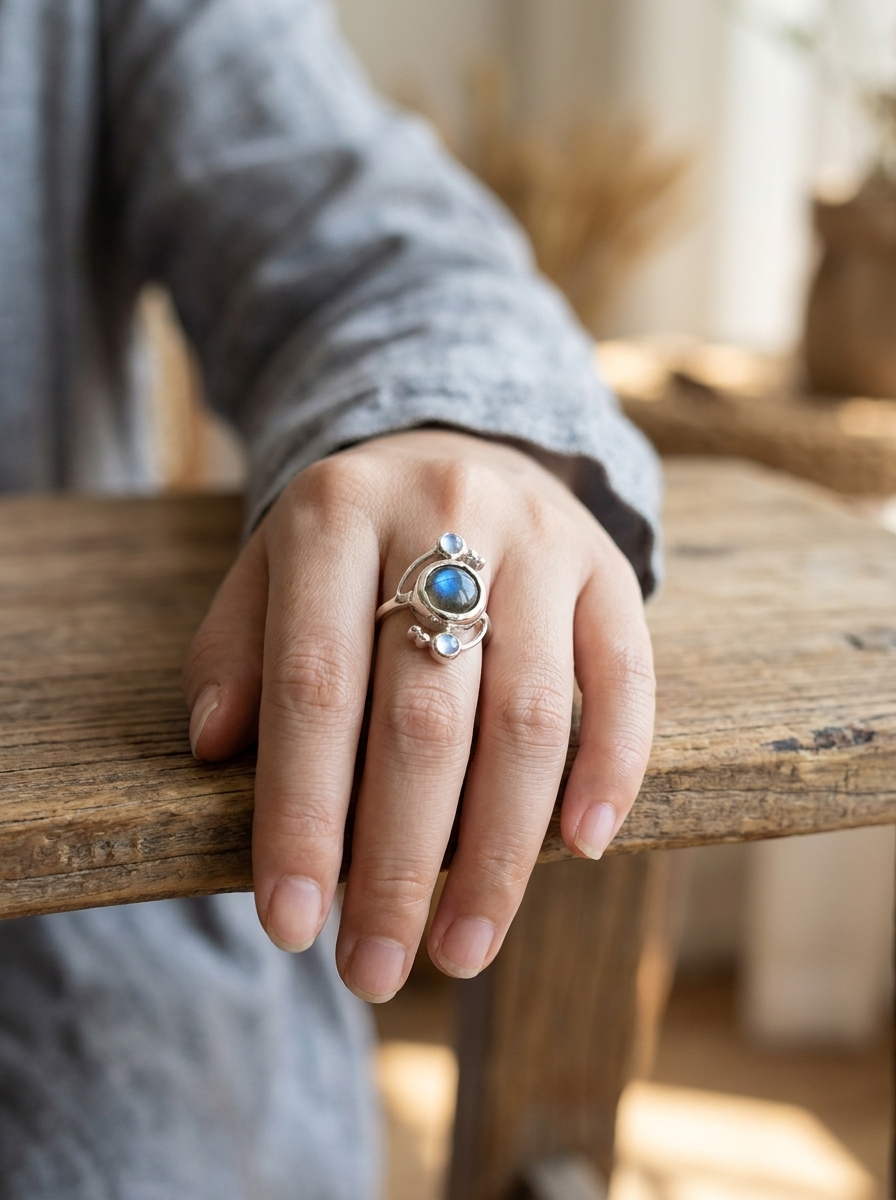 Anello Oceano Blu™ – Luce ed Eleganza