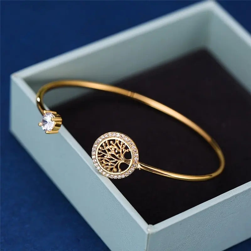 Bracciale Albero della Vita Senza Tempo Regolabile