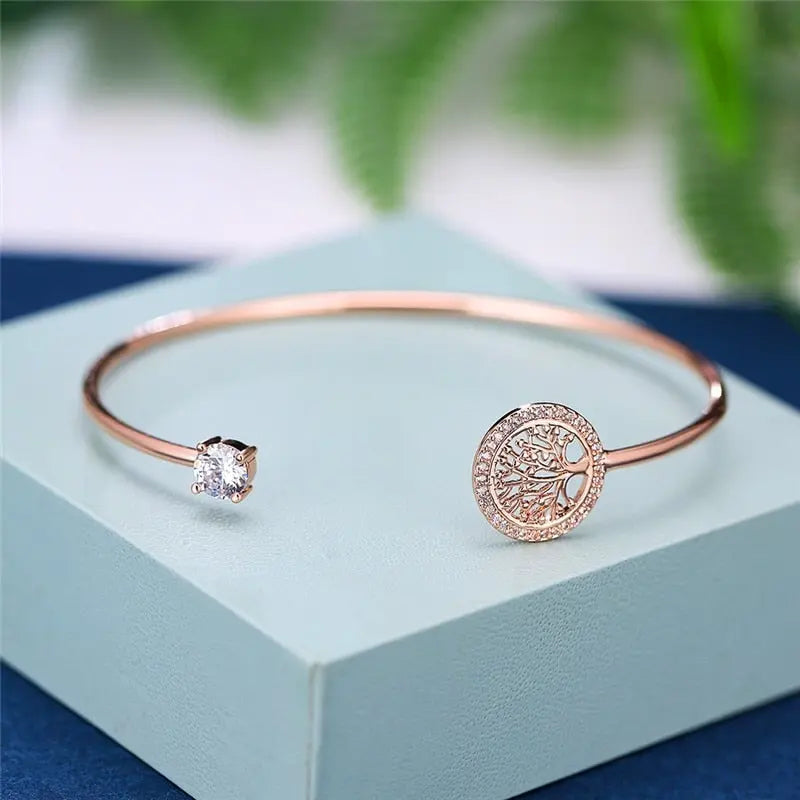 Bracciale Albero della Vita Senza Tempo Regolabile