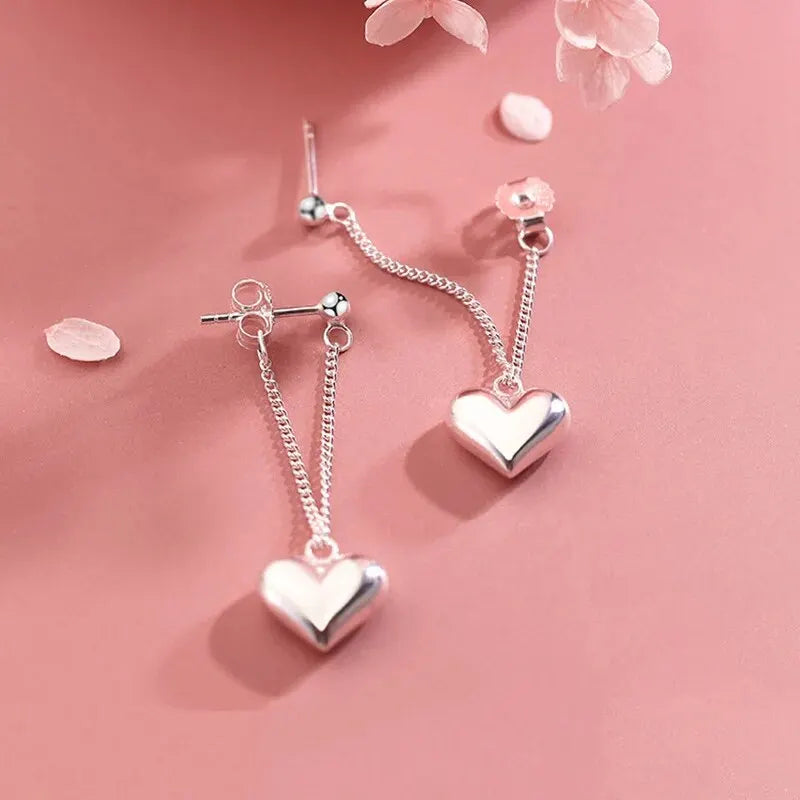 Orecchini Antichi a Cuore Geometrico