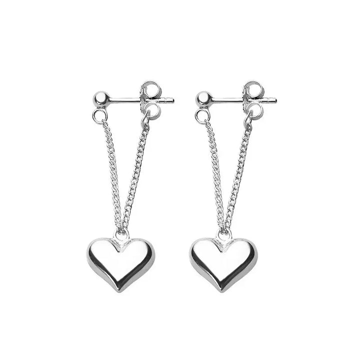 Orecchini Antichi a Cuore Geometrico