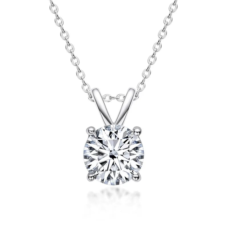 Collana Esclusiva in Argento Sterling con Moissanite