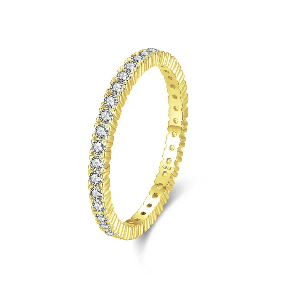 Anello Eternity Minimal Luminoso