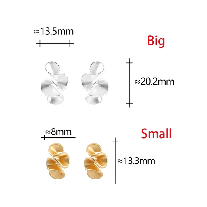 Orecchini a Fiore in Argento e Oro 18K