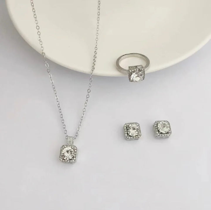 Set di Gioielli Cubo di Lusso