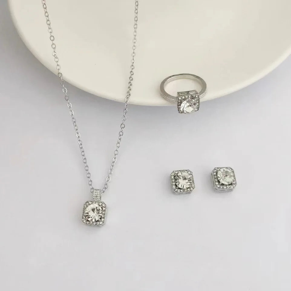 Set di Gioielli Cubo di Lusso