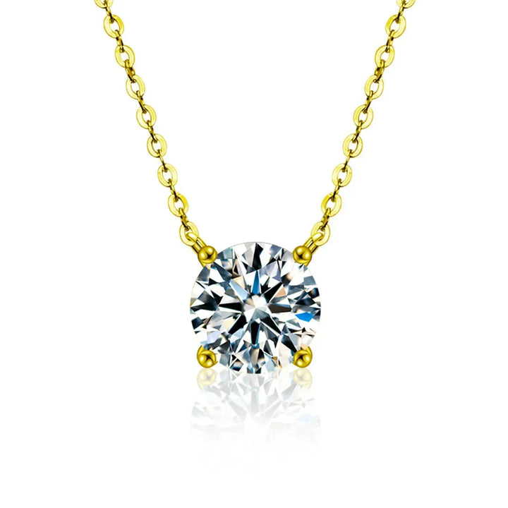 Collana Placcata Oro con Zirconi