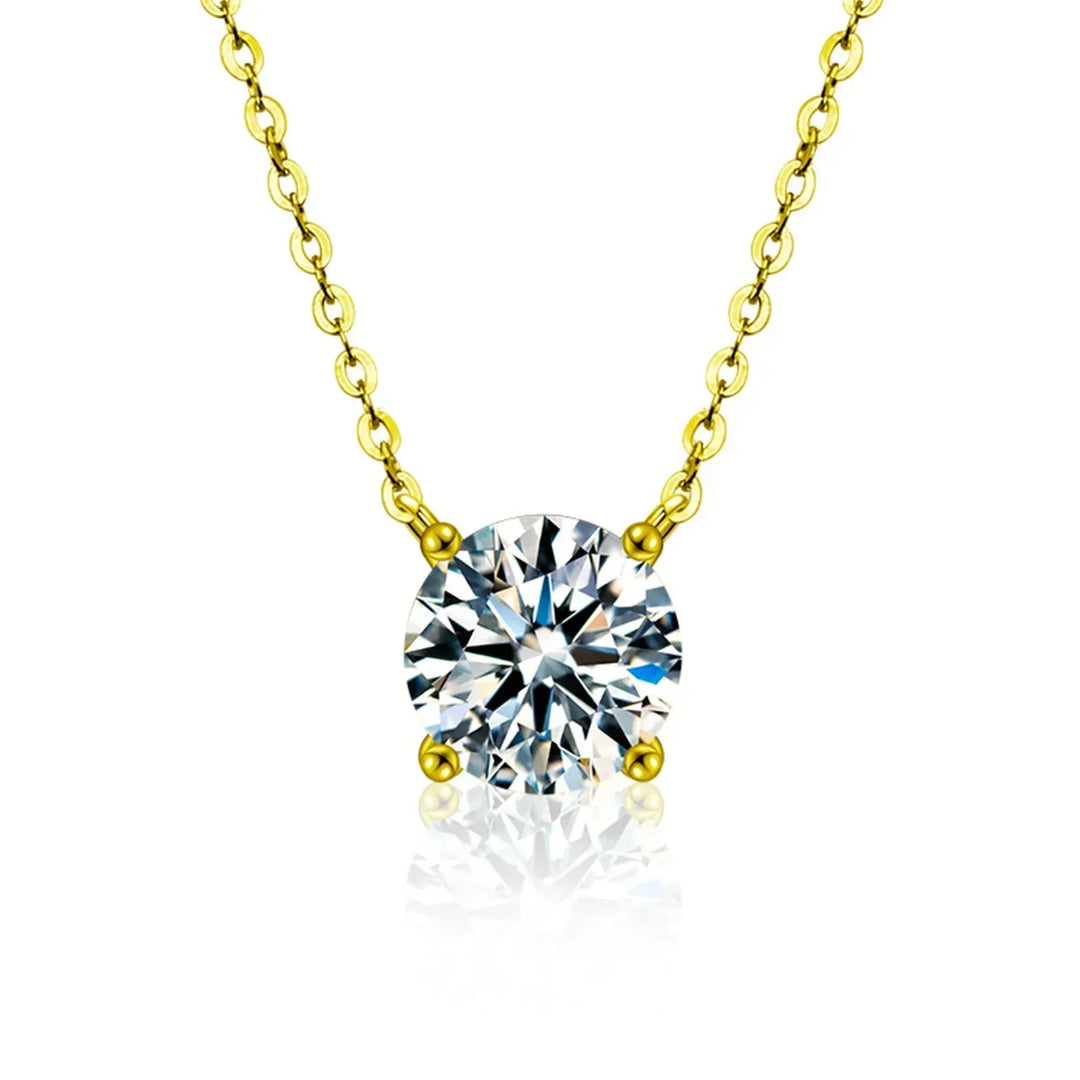 Collana Placcata Oro con Zirconi