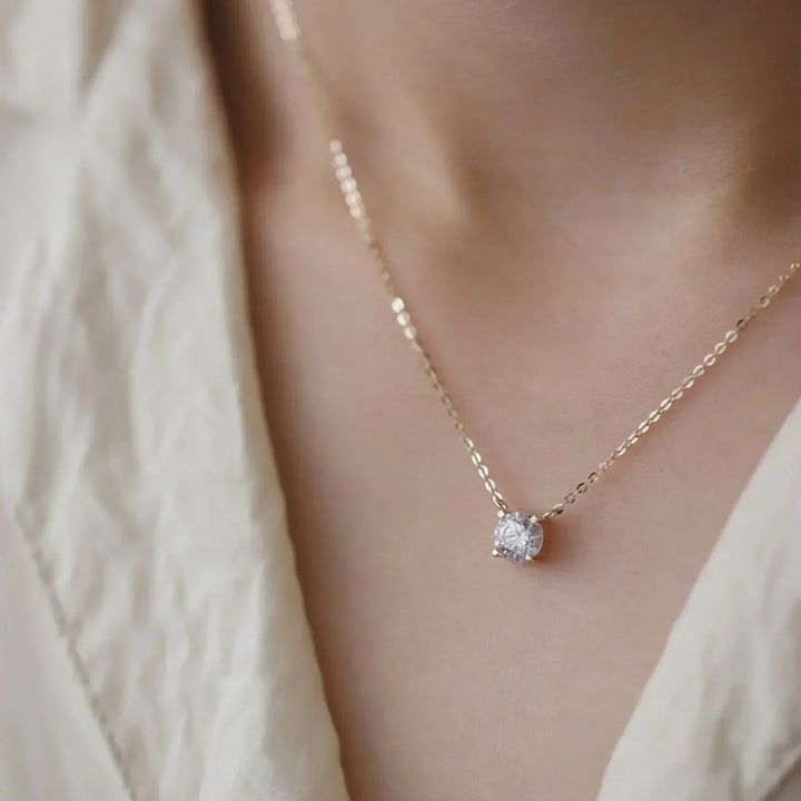 Collana Placcata Oro con Zirconi