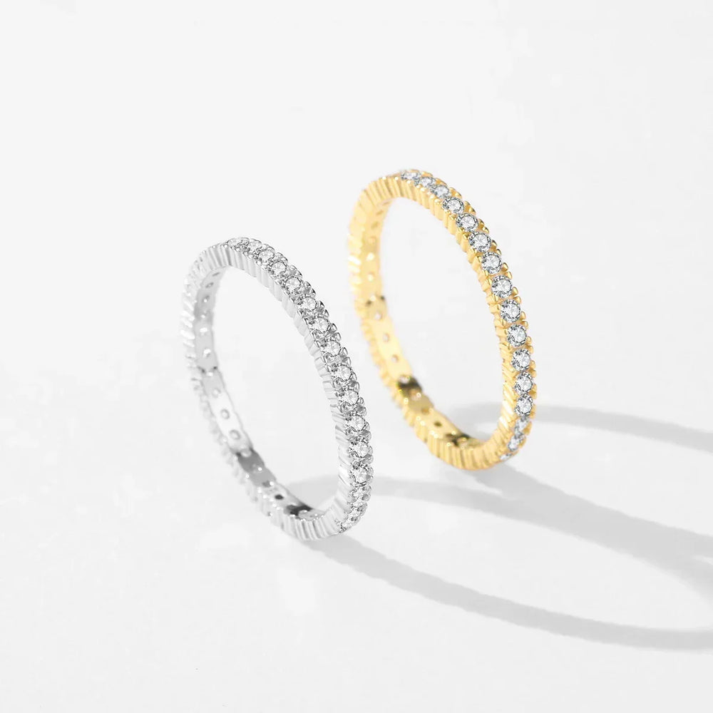 Anello Eternity Minimal Luminoso