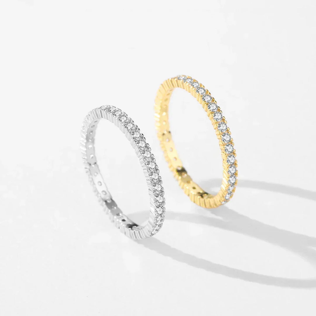 Anello Eternity Minimal Luminoso