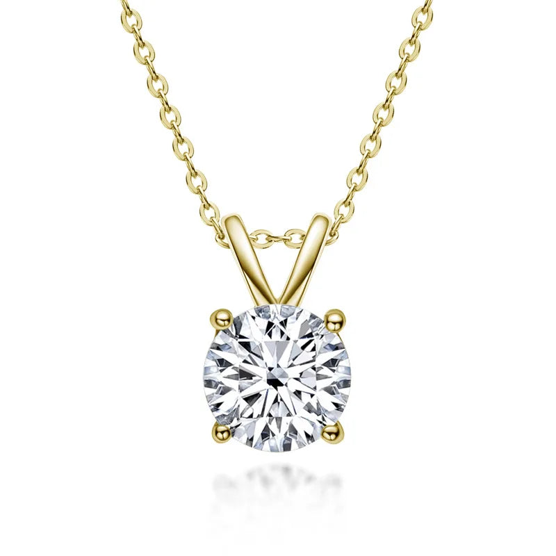 Collana Esclusiva in Argento Sterling con Moissanite