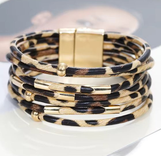 Bracciale Avvolgente Multistrato Largo