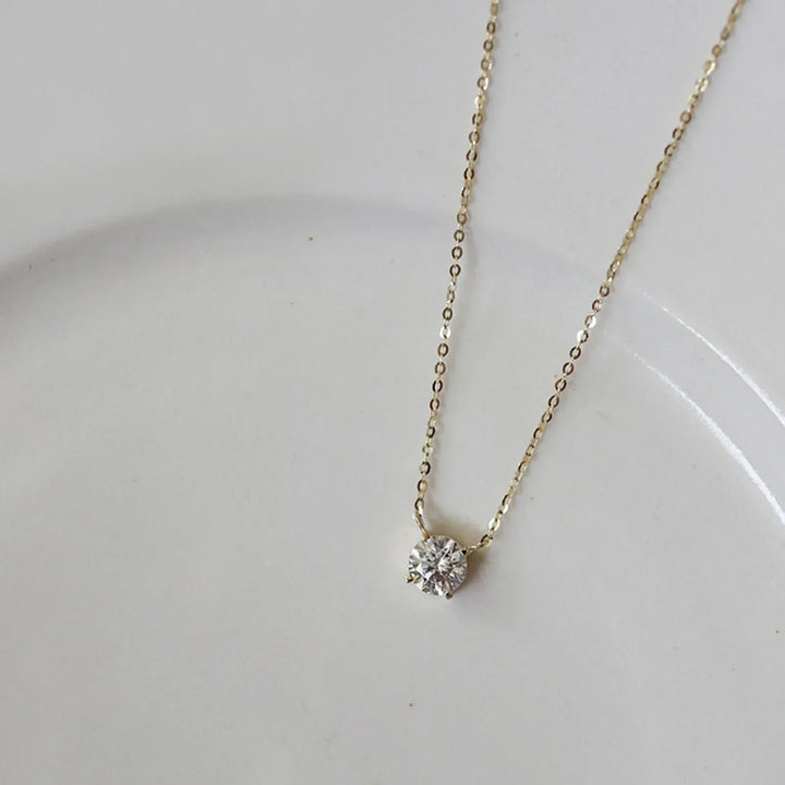 Collana Placcata Oro con Zirconi