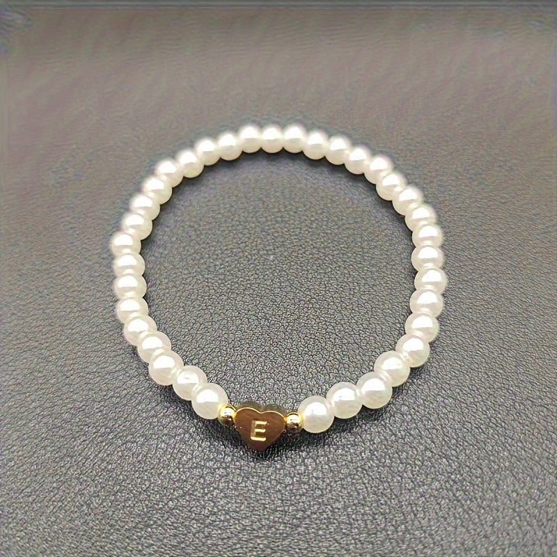 Bracciale Chic con Iniziale a Cuore (A–Z)