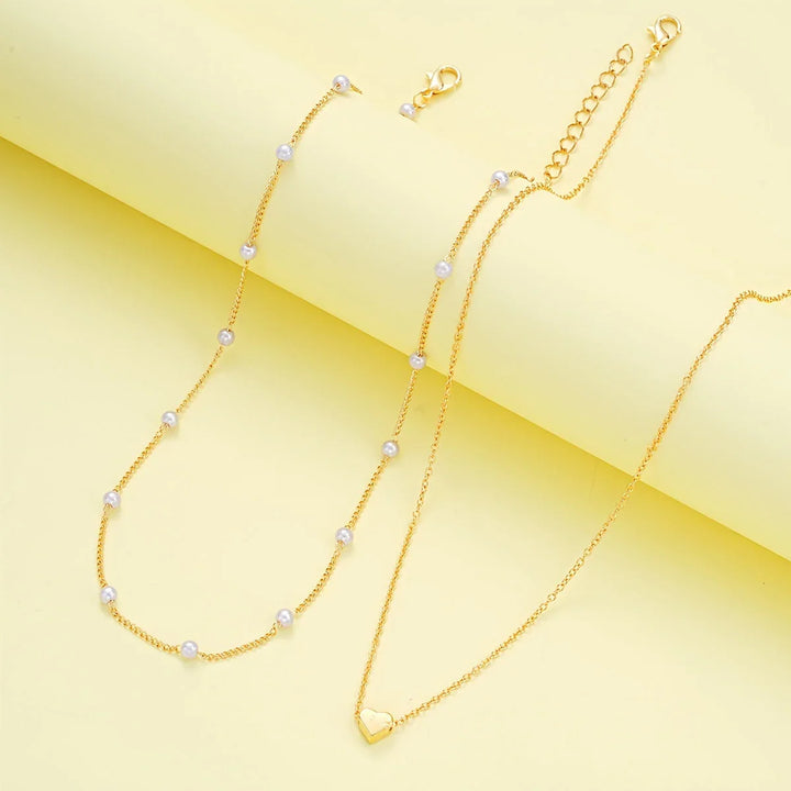 Set Collana e Bracciale Minimalista Elegante
