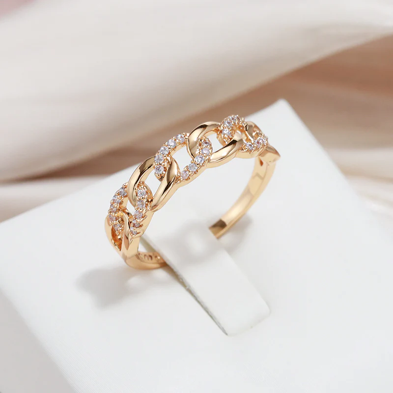 Anello in Oro “Maglia Chic”