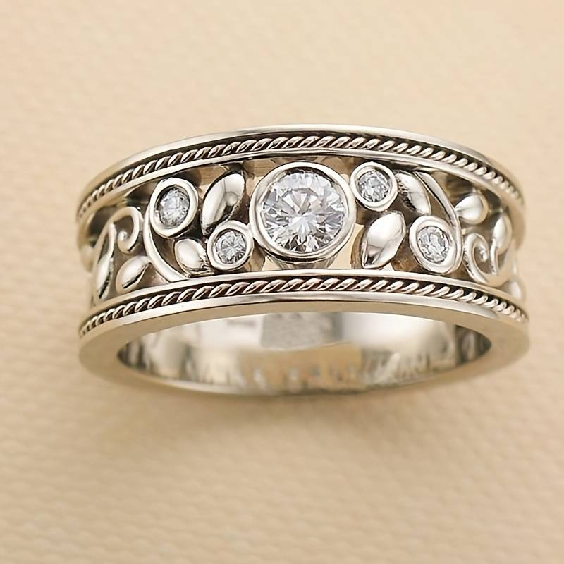 Anello Argento Senza Tempo™ – Luce di Zircone