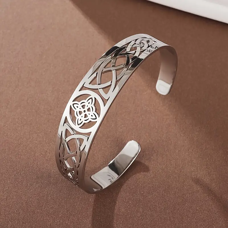 Bracciale rigido aperto in argento